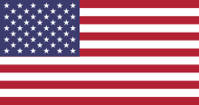 Standard american flag