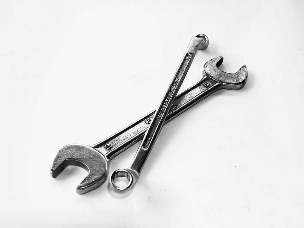 Two wrenches
