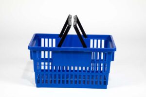 big basket dark blue