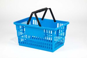 big basket medium blue