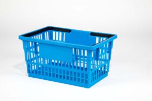 big basket medium blue