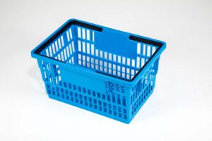 big basket medium blue