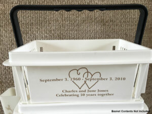 Anniversary gift basket