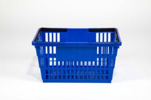 large basket dark blue