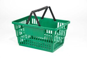 large basket emerald