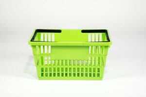 large basket lime green