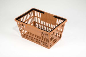 large basket tan