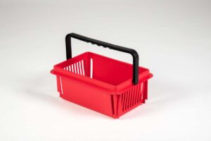 mini basket red