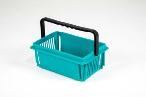 mini basket teal