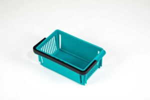 mini basket teal