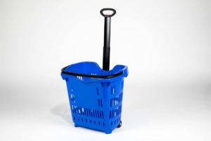 roller basket blue