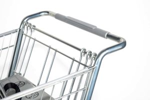 shopping cart railing