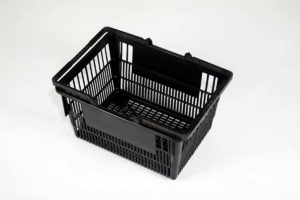 Tall Black Basket