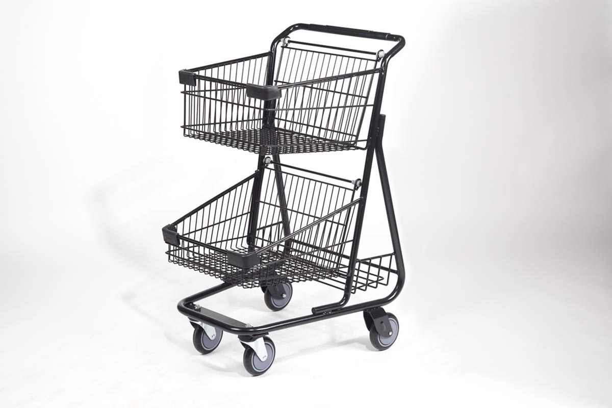 urban black steel cart